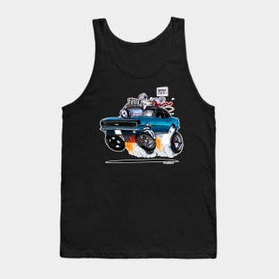 Vince Crains RAT POWER 1968 Blue black Camaro Tank Top